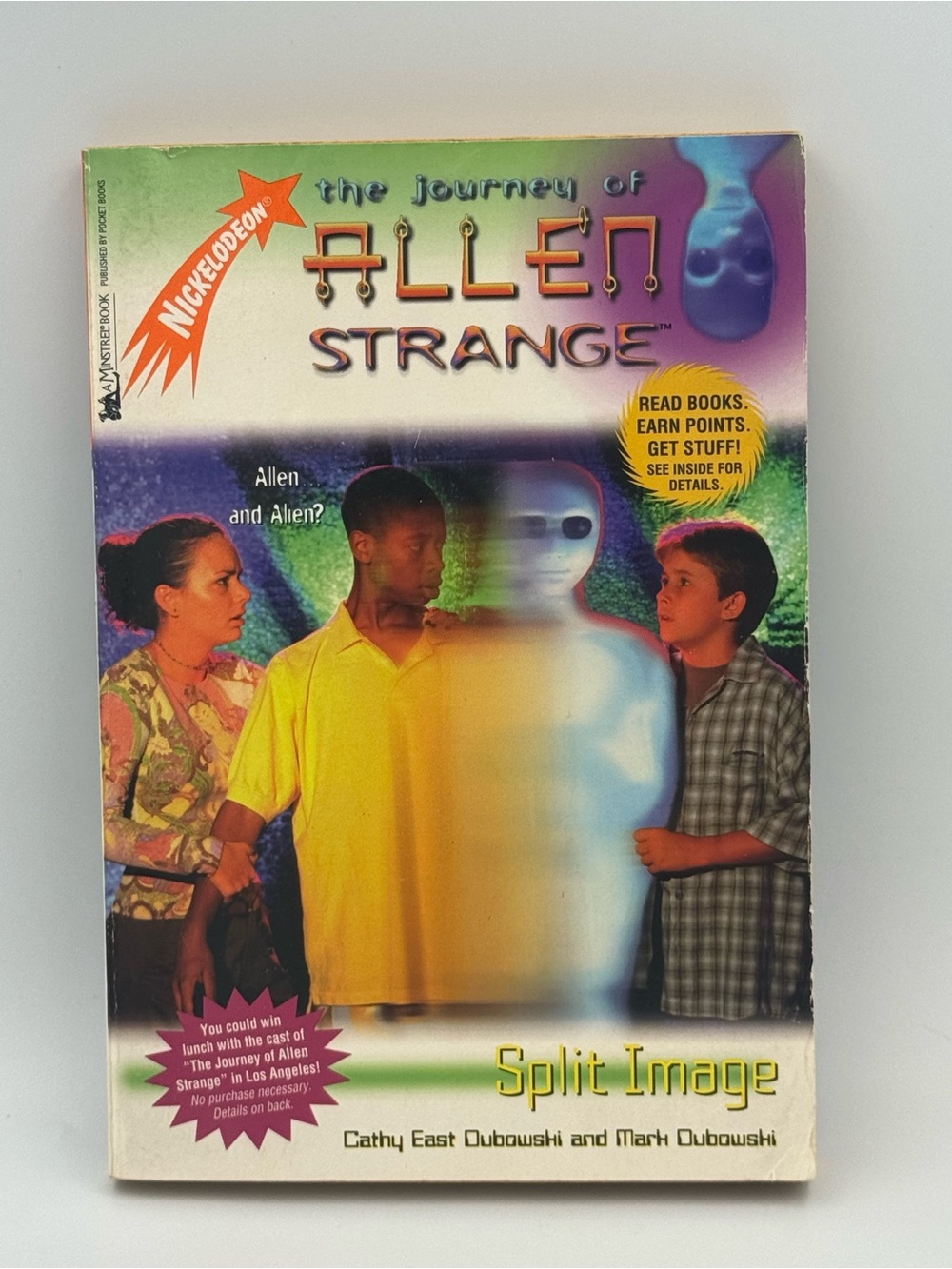1999 Journey of Allen Strange Split Image #3 Nickelodeon Paperback Book